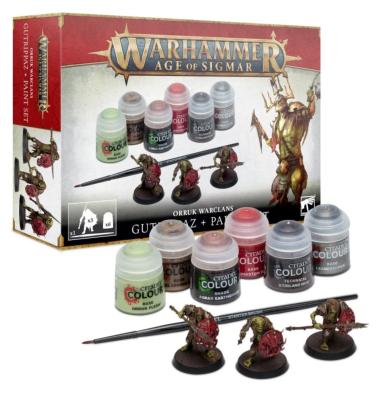 Warhammer AoS - Guerriers Orruks + Set de Peinture